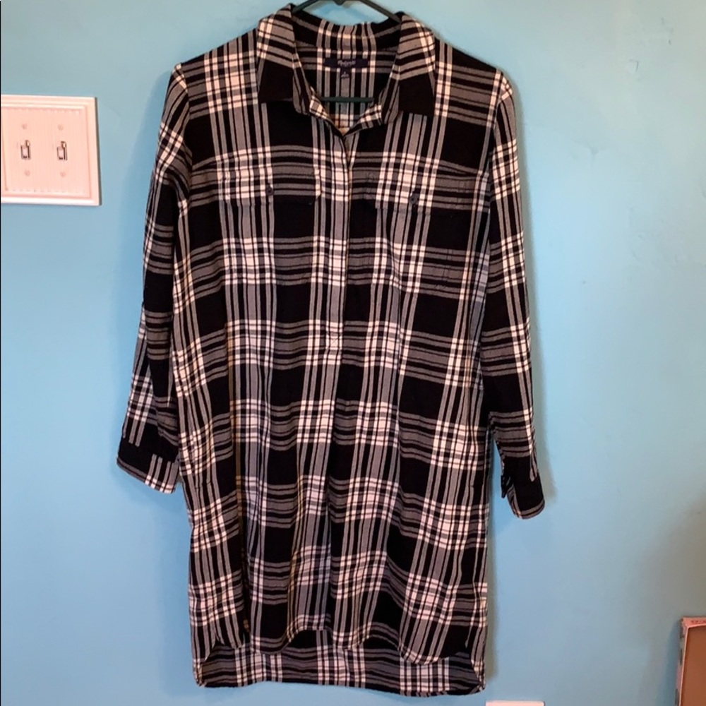 Madewell Flannel Dress